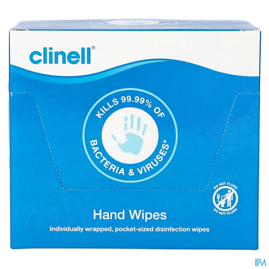Clinell A/bact. S/alc. Lingettes Deinf./nett. 100