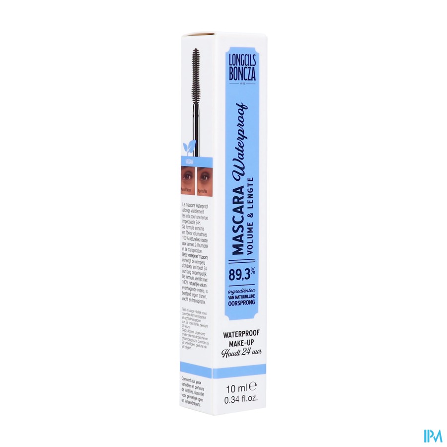 Longcils Boncza Waterproof Mascara Zwart 10ml