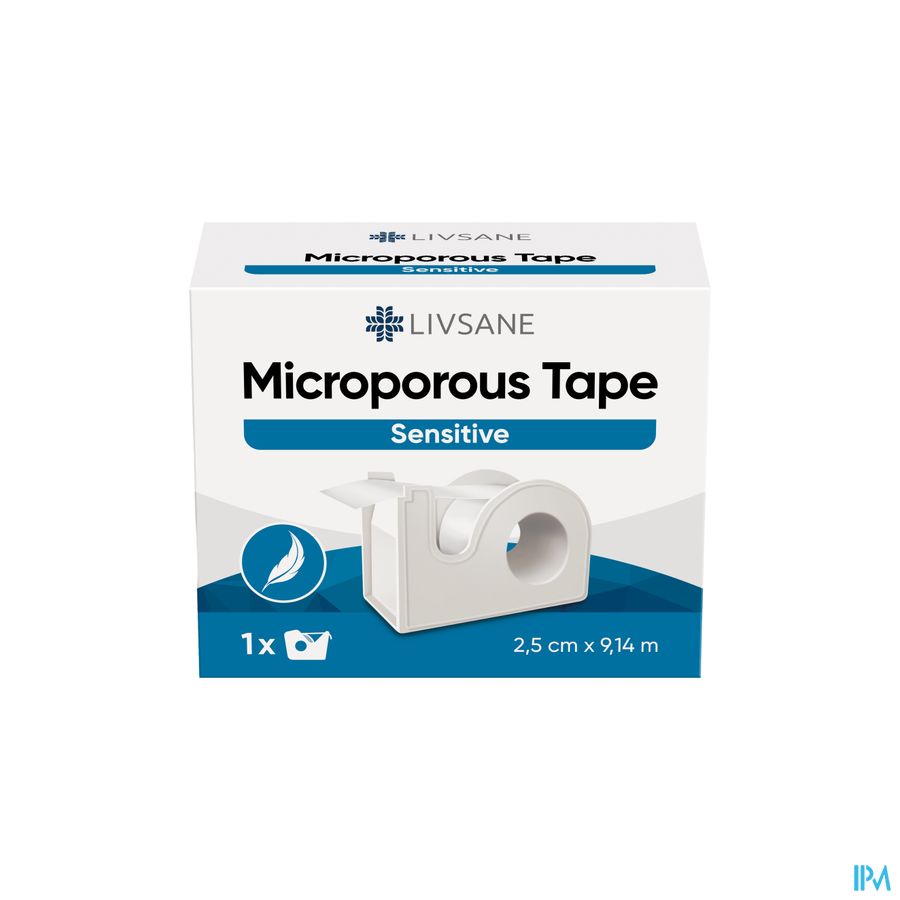 Livsane Microporous Tape Dispenser 2,5cmx9,14m