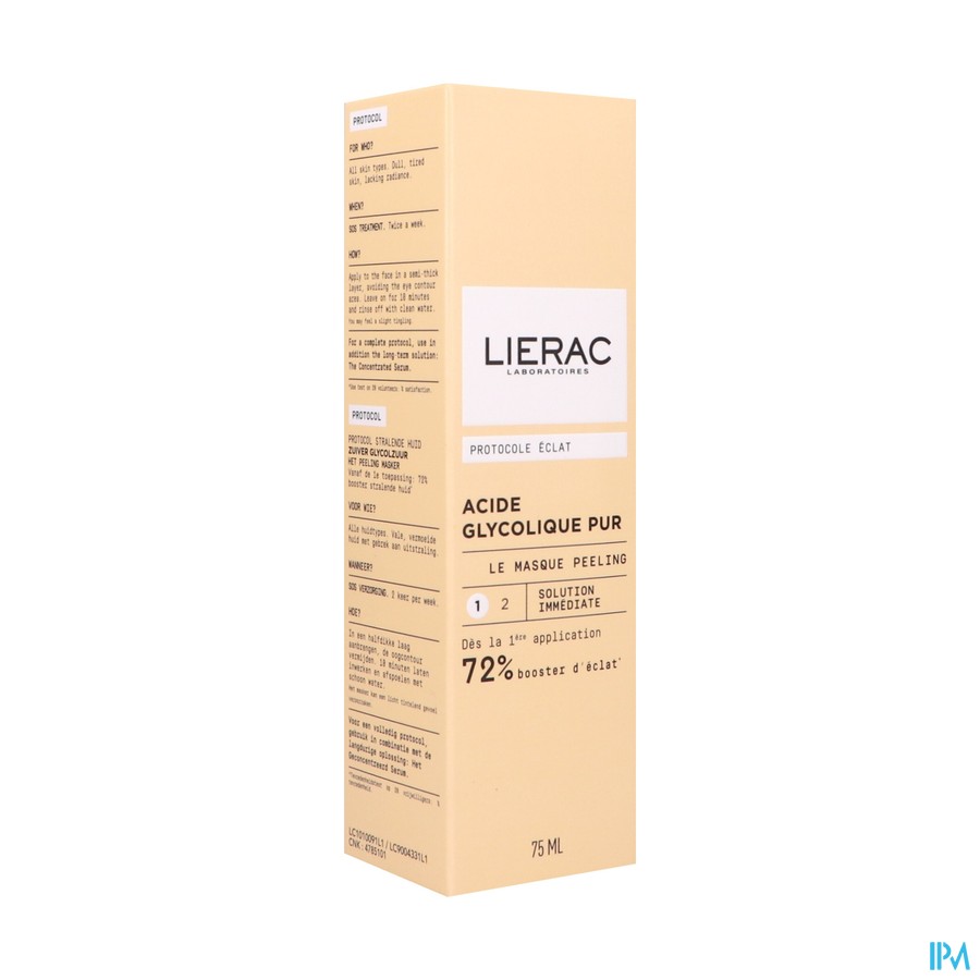 Lierac Masque Peeling A/teint Terne Tube 75ml