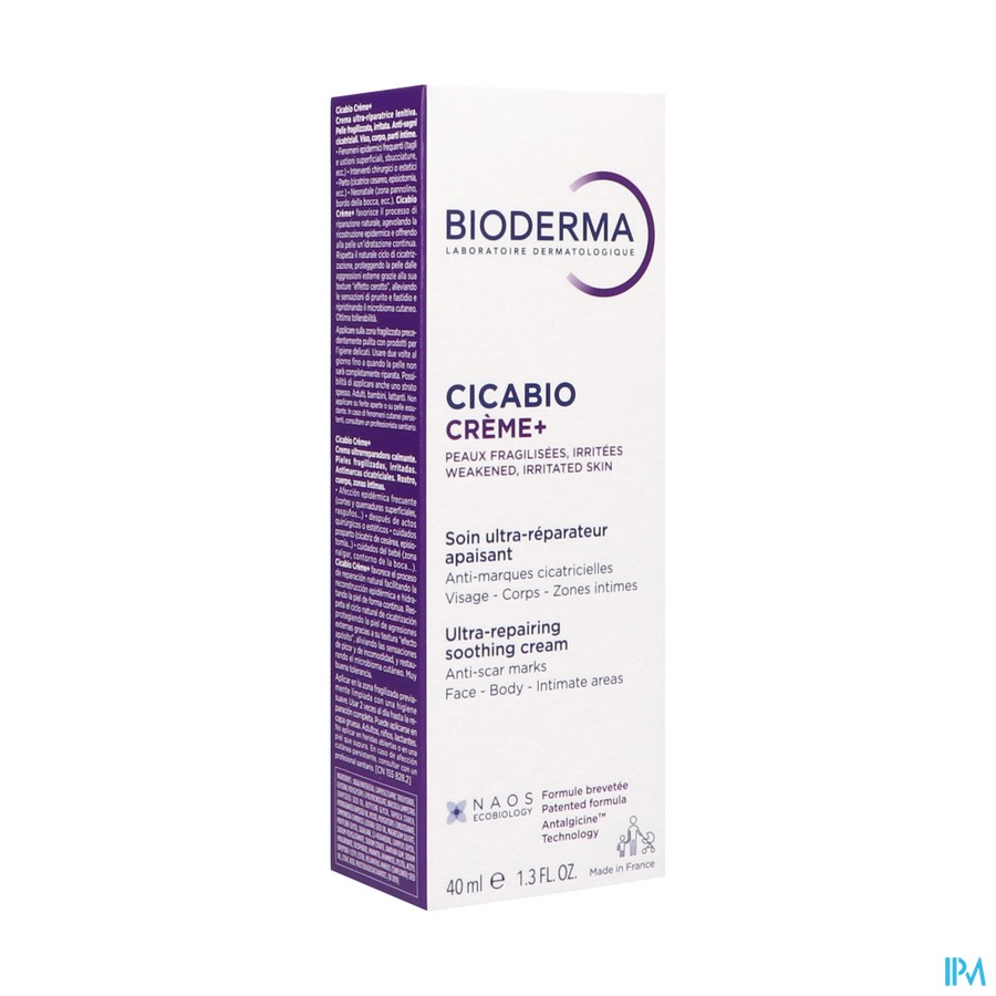 Bioderma Cicabio Creme+ 40ml Nf