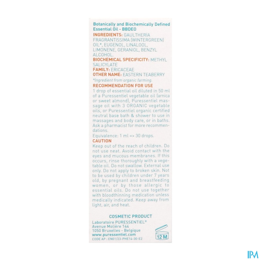 Puressentiel Eo Bergthee 30ml