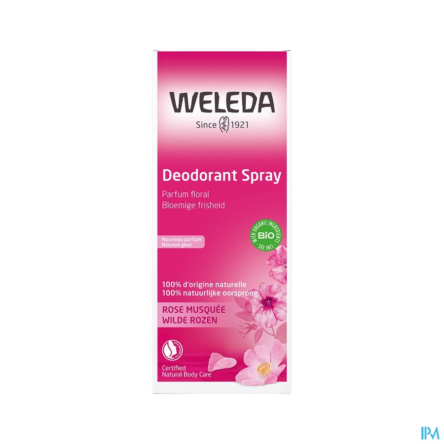 Weleda Rose Musquee Deodorant Spray 100ml