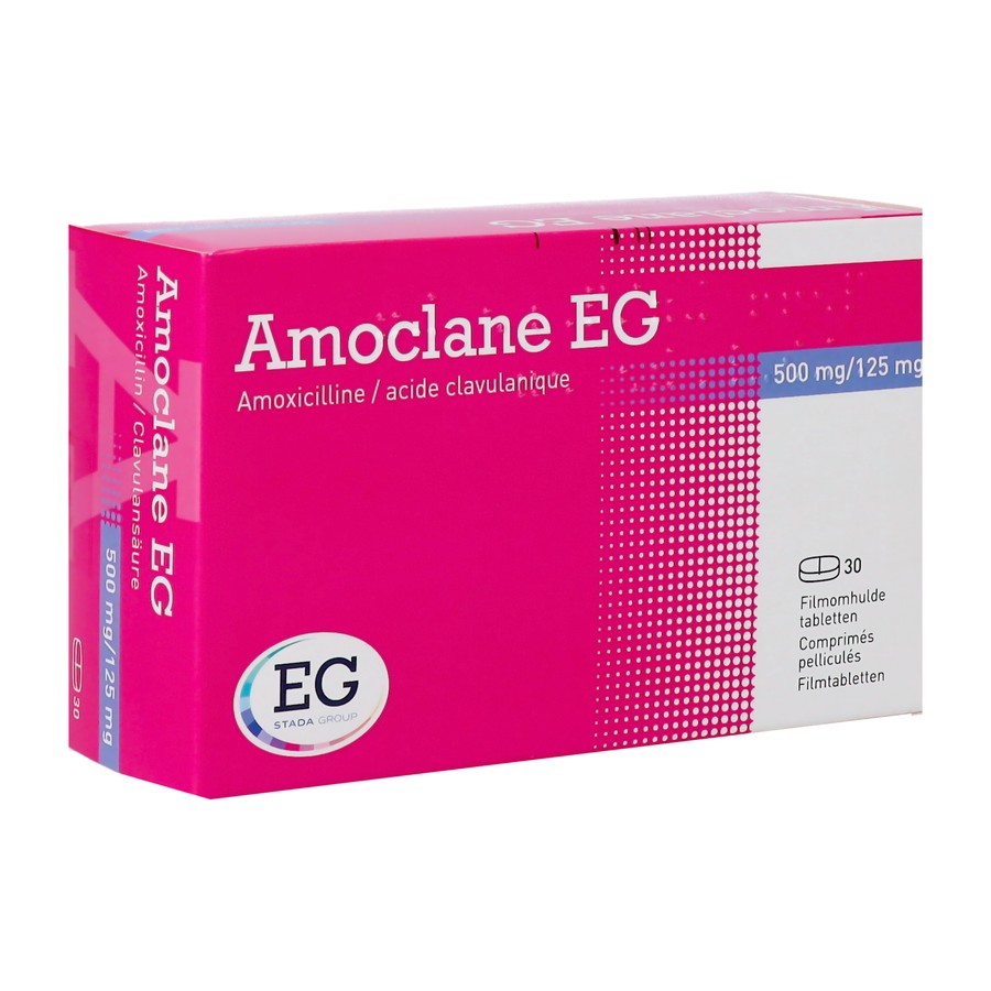 Amoclane EG 500Mg/125Mg Filmomh Tabl 30