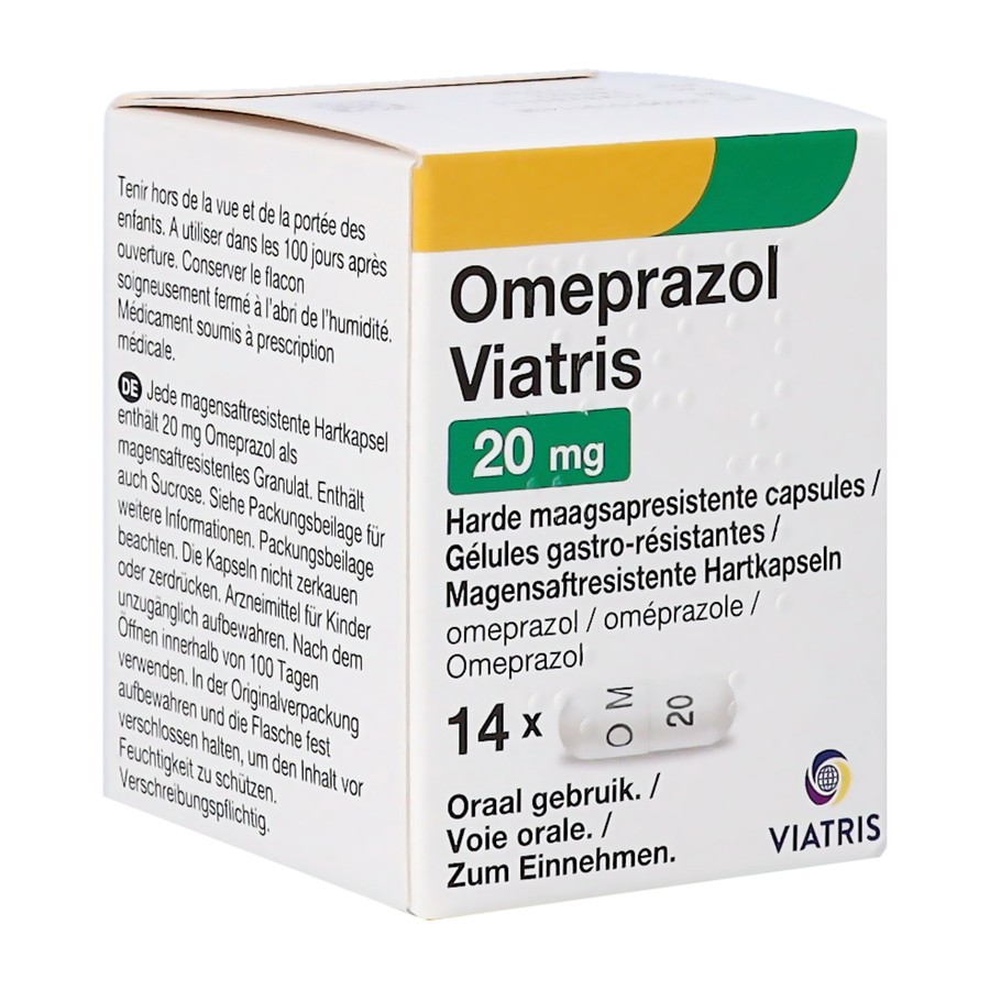Omeprazol Viatris 20mg Caps 14