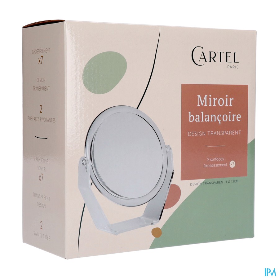 Miroir Balancoire 13cm Transp.x7 (asie)