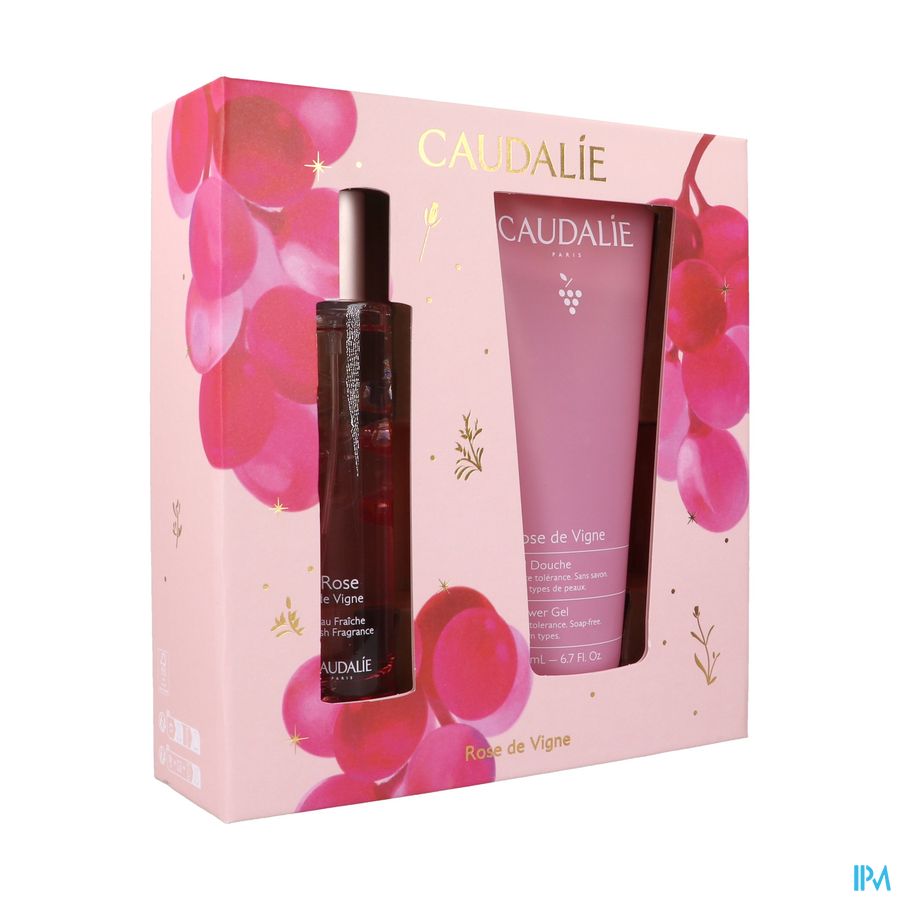 Caudalie Kerst Set Rose Vigne 2025 2 Prod.