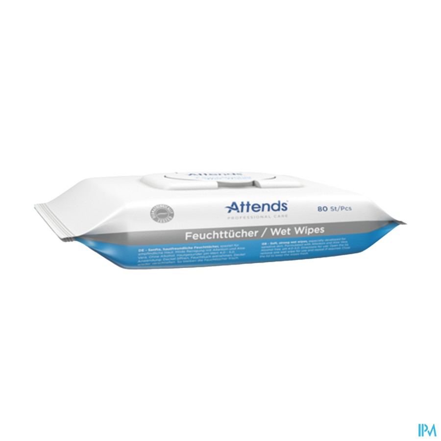 Attends Care Wet Wipes 80