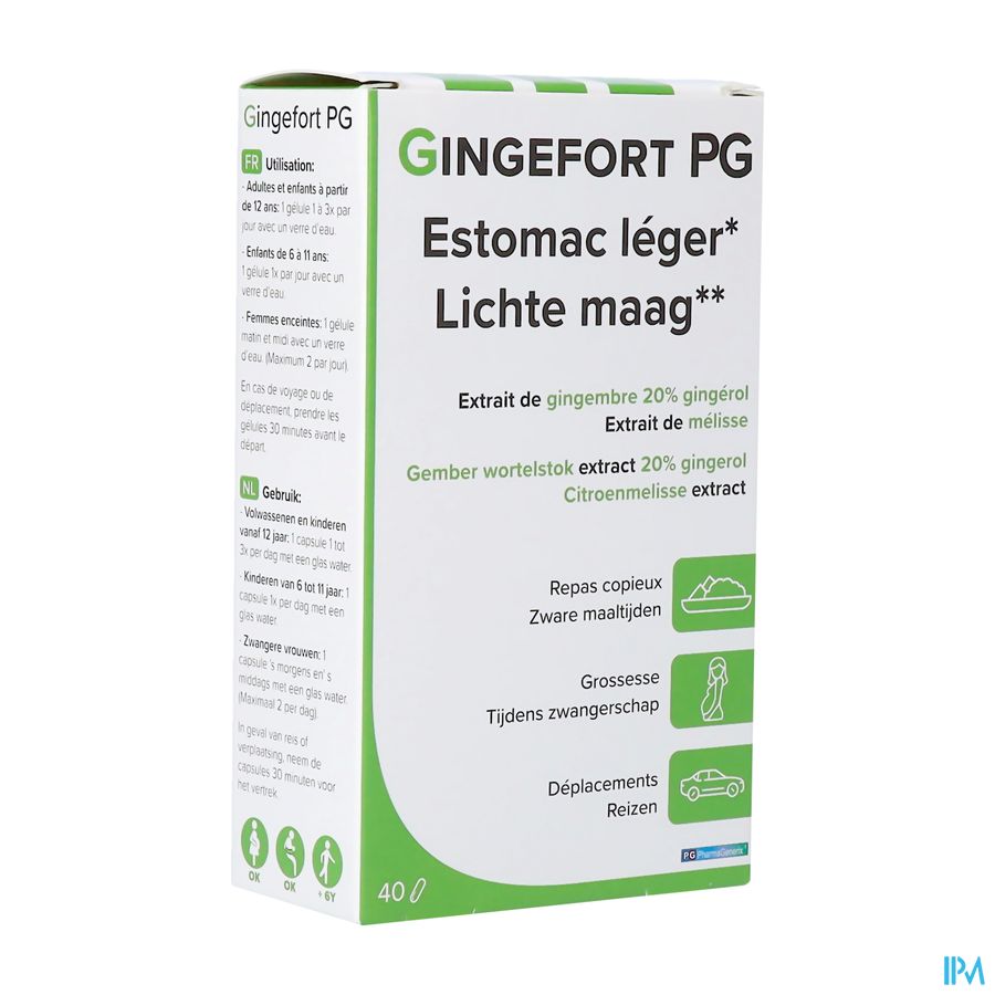 Gingefort Pg Pharmagenerix Caps 40 Gingefort Pg Pharmagenerix Caps 40