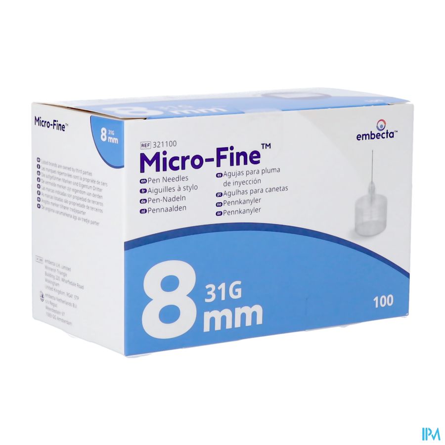 Microfine Pennaald 8mm 31g 100