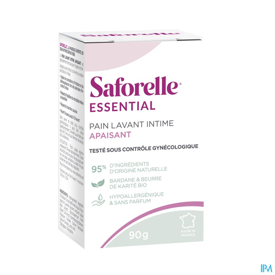 Saforelle Essential Pain Lavant Apaisant 90g Saforelle Essential Pain Lavant Apaisant 90g
