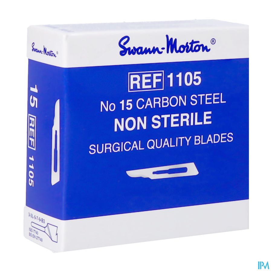 Swann-morton N/st Scalpelmesjes N15 100 Consulta