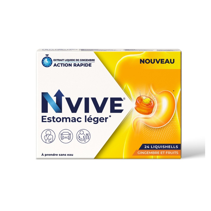 Nvive Estomac Leger Liquishells 24