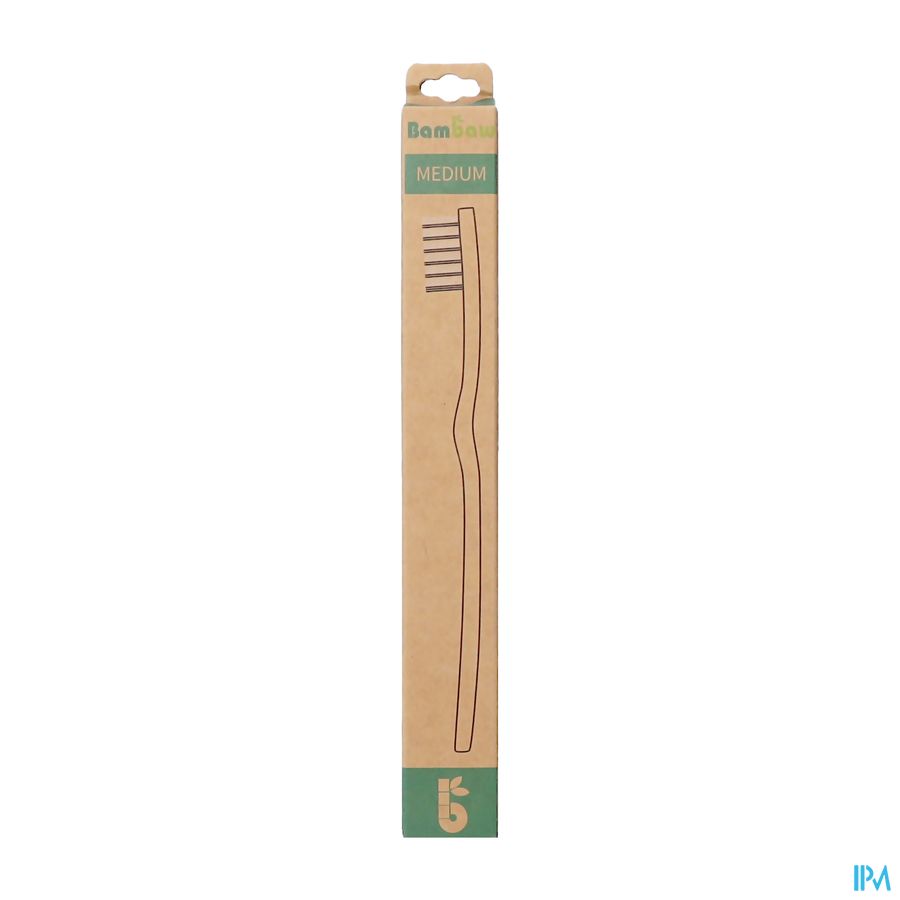 Bambaw Bamboe Tandenborstel Medium 1 Bambaw Bamboe Tandenborstel Medium 1