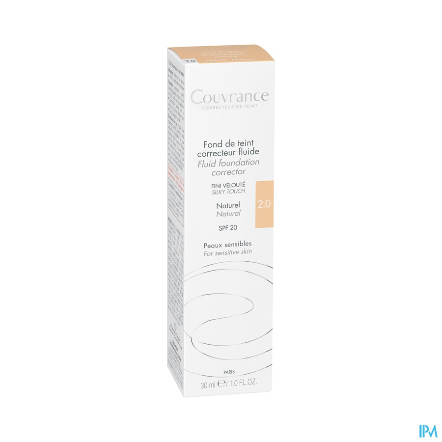 Avene Couvrance Fdt Correct. Fluide 2 Naturel 30ml