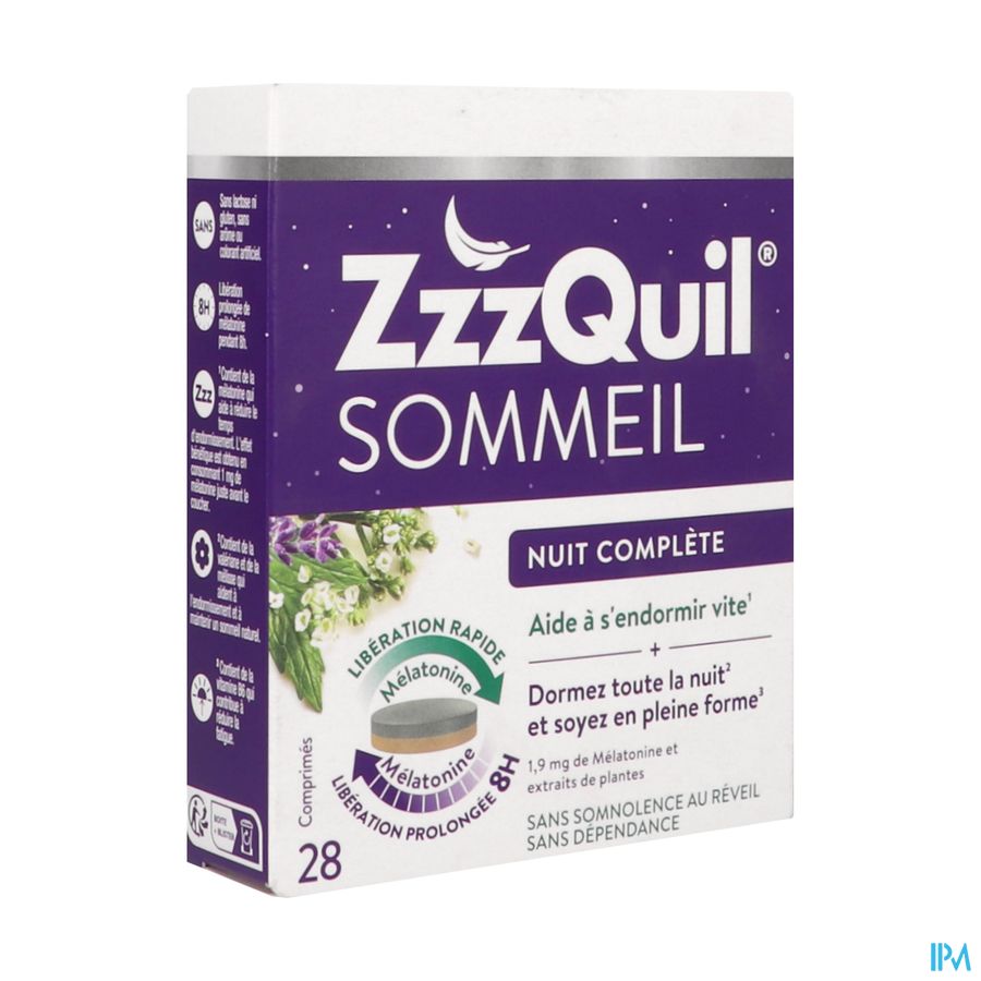 ZZZQUIL SOMMEIL NUIT COMP CPR 28