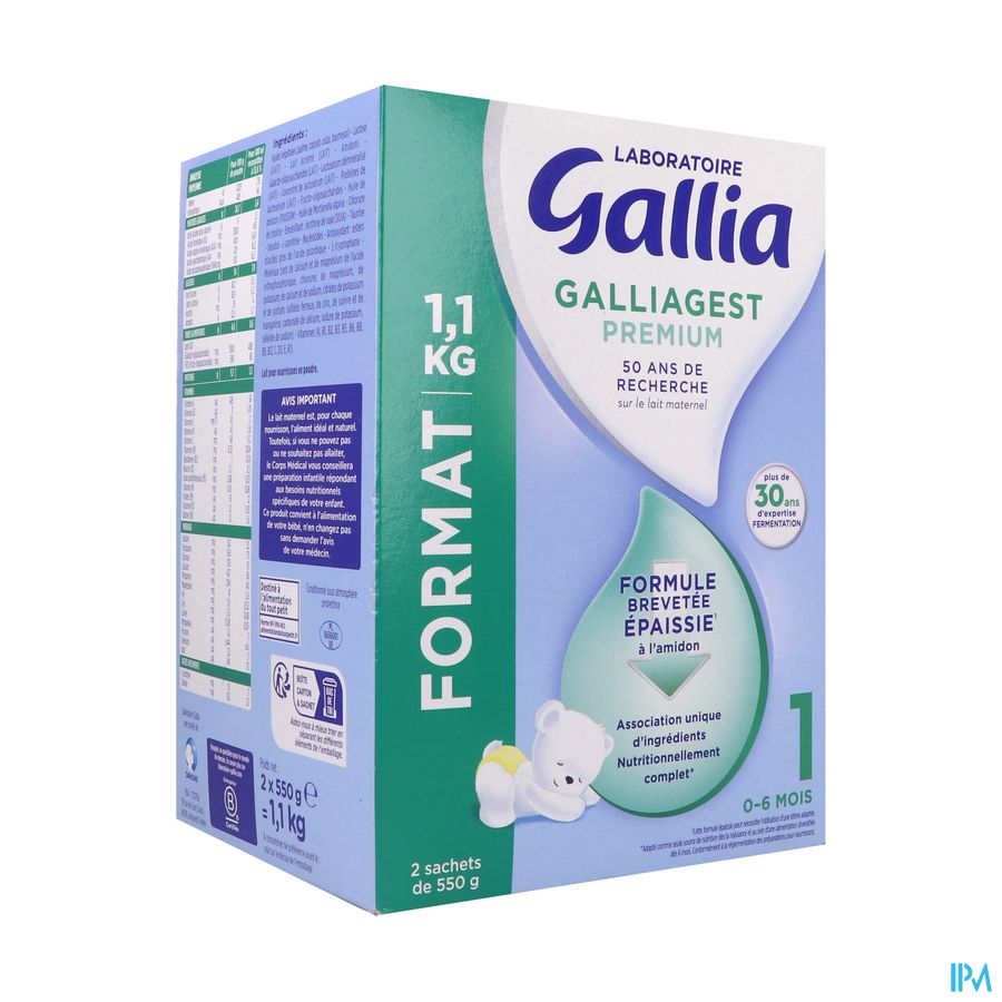 GALLIAGEST PREMIUM 1 LAIT PDR1,1KG