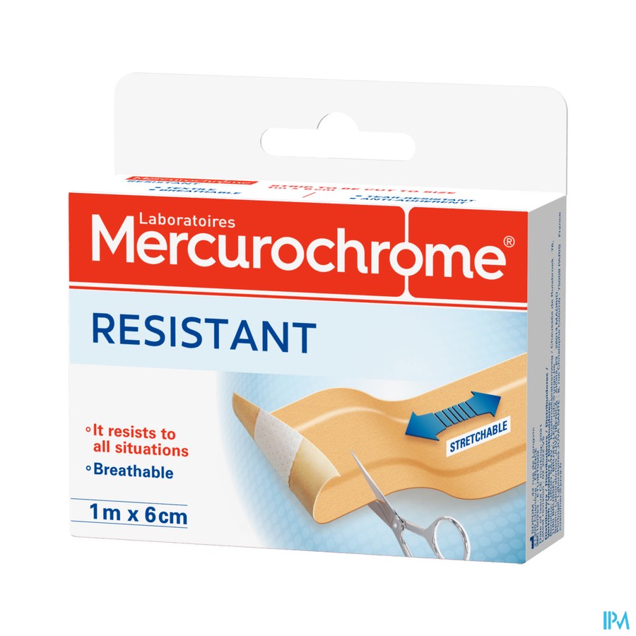 Mercurochrome Bestendige Strook 1mx6cm