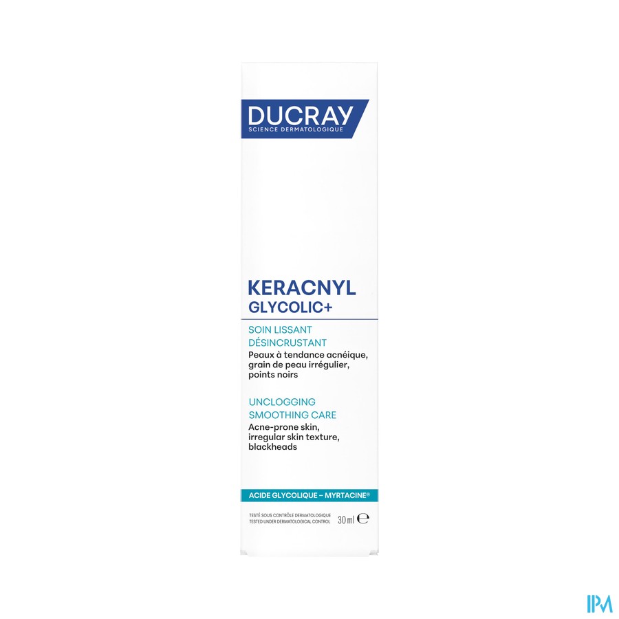 Ducray Keracnyl Glycolic+ Cr Tegen Zw.puntjes 30ml