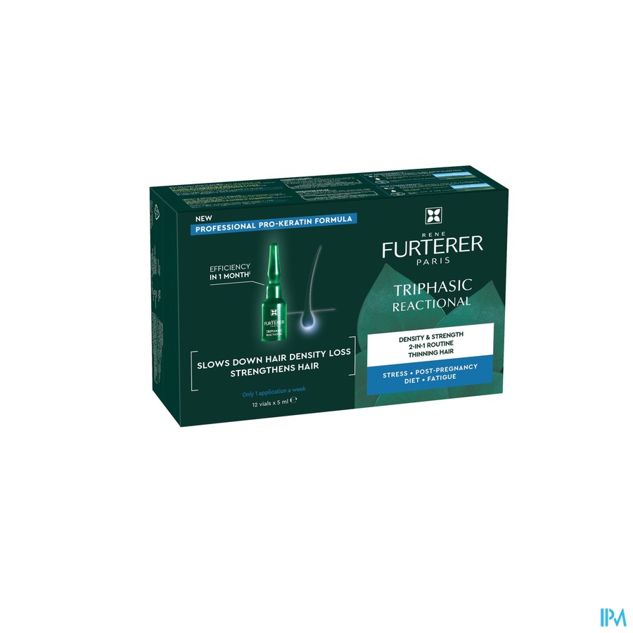 FURTERER TRIPHASIC SERUM REACT 12
