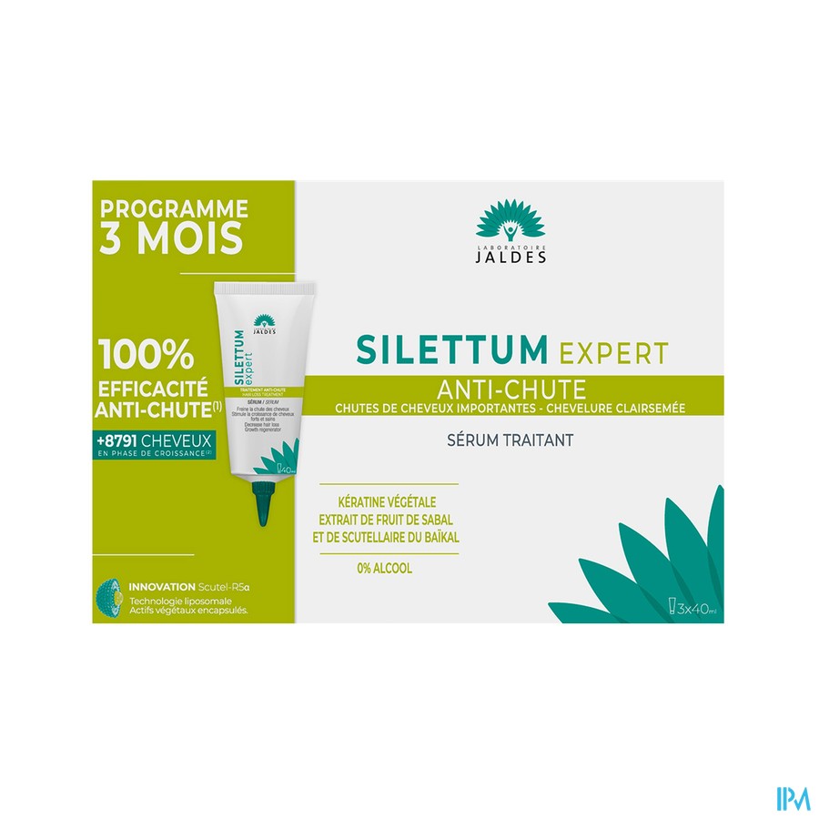 Silettum Expert Serum A/haaruitval Tube 3x40ml