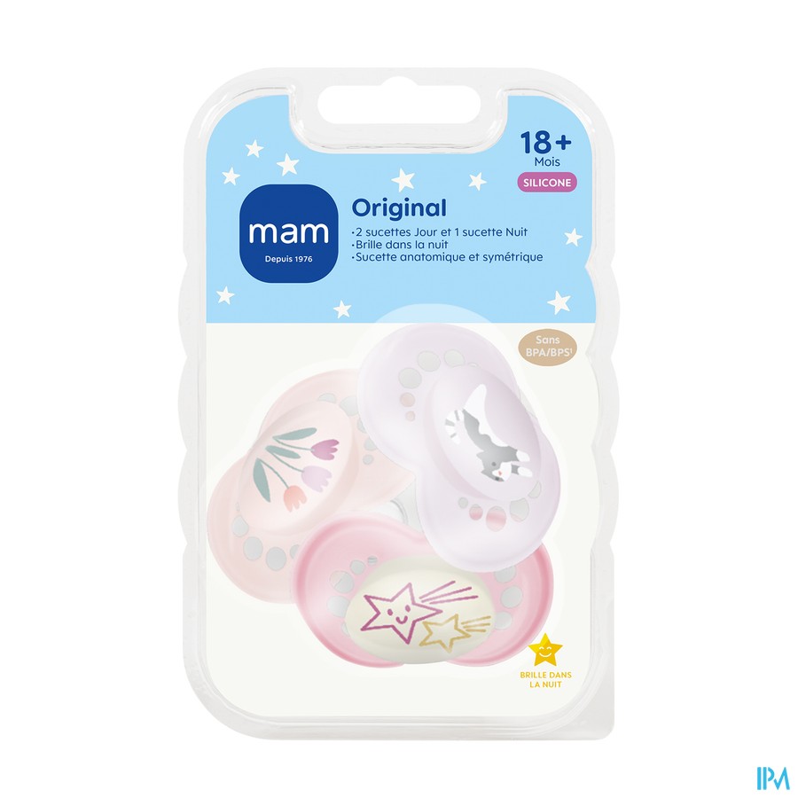 SUCET MAM ORIGIN ROSE SIL 18+M X3