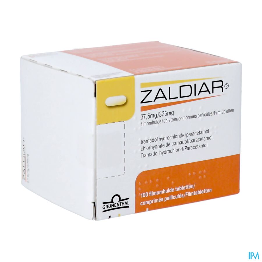 Zaldiar 37,5mg/325mg Filmomh Tabl 100 Blister