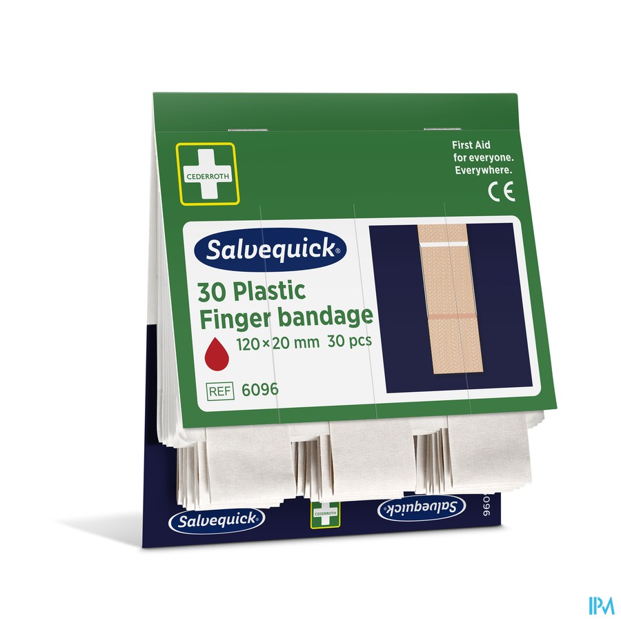 Salvequick Pansement Extra Longue Plastique 6096