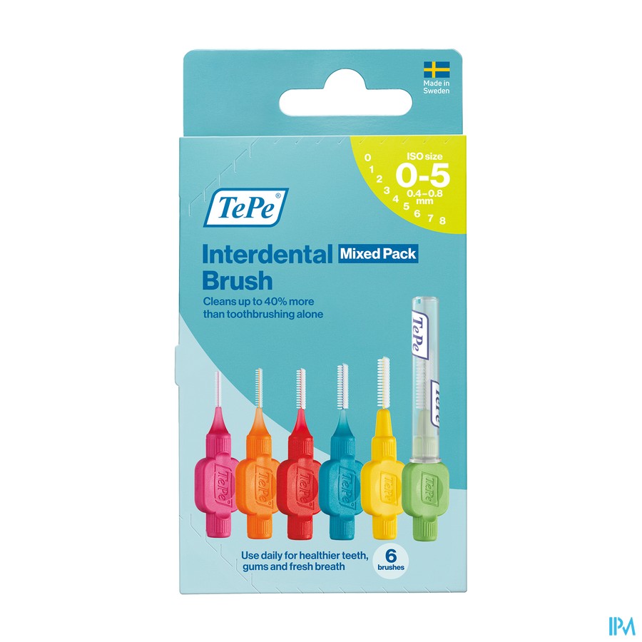 Tepe Interdental Brush Assorted 6