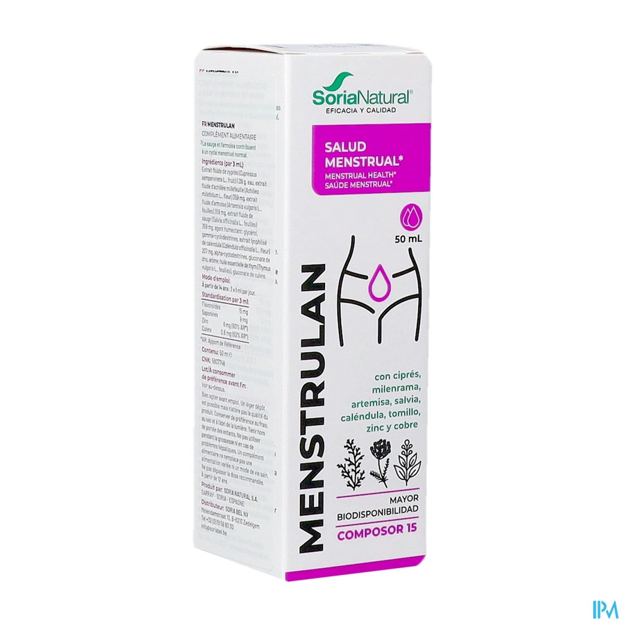 Soria Composor N15 Menstrulan 50ml