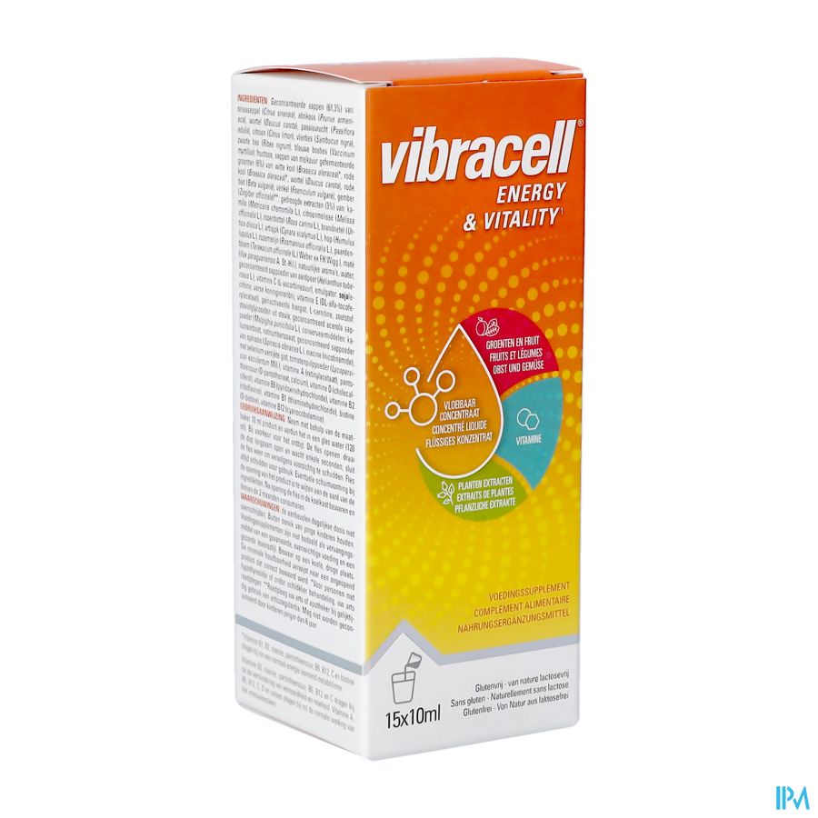 Vibracell Energy&vitality Vloeibaar Concentr.150ml
