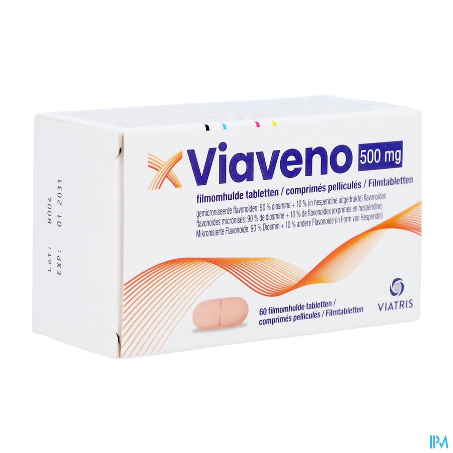 Viaveno 500mg Filmomh Tabl 60
