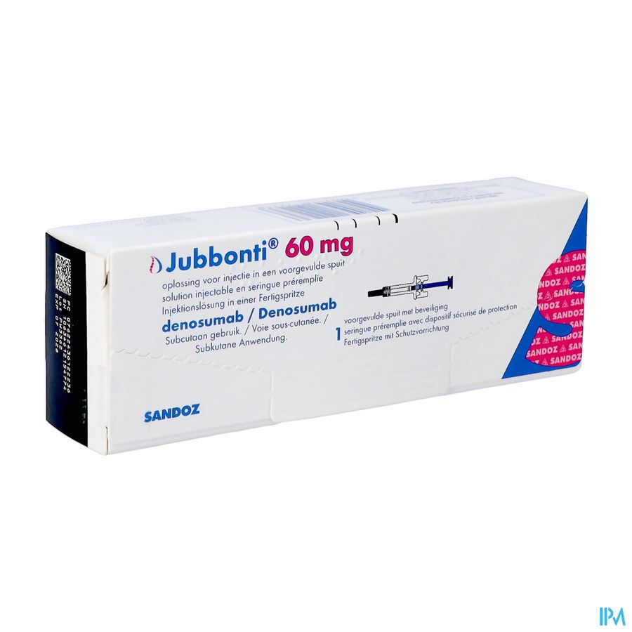 Jubbonti Sandoz 60mg Opl Inj Voorgev. Spuit 1ml