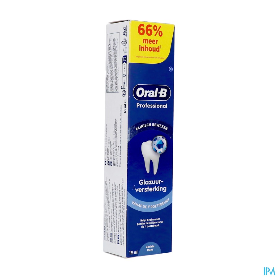 Oral-b Tandpasta Enamel Strengthening 125ml