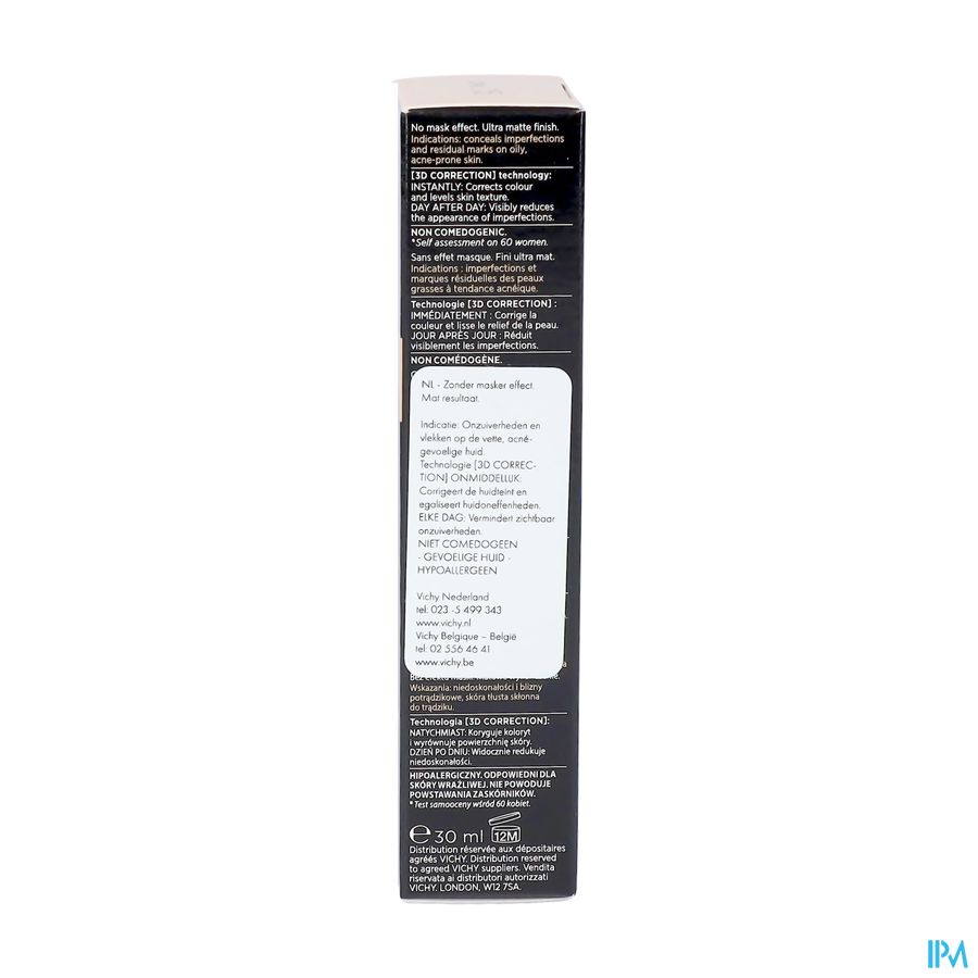 Vichy Fdt Dermablend Correction 3d 15 30ml