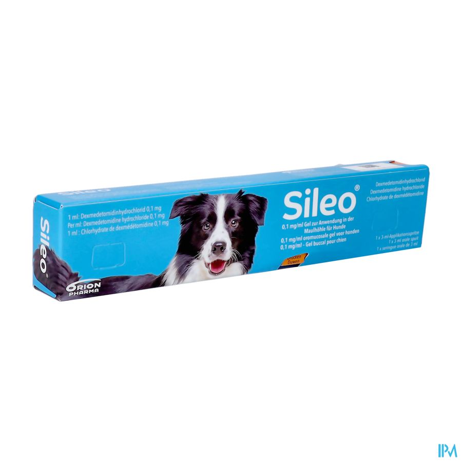 Sileo 0,1mg/ml Oromucosal Gel Hond 3ml Sileo 0,1mg/ml Oromucosal Gel Hond 3ml