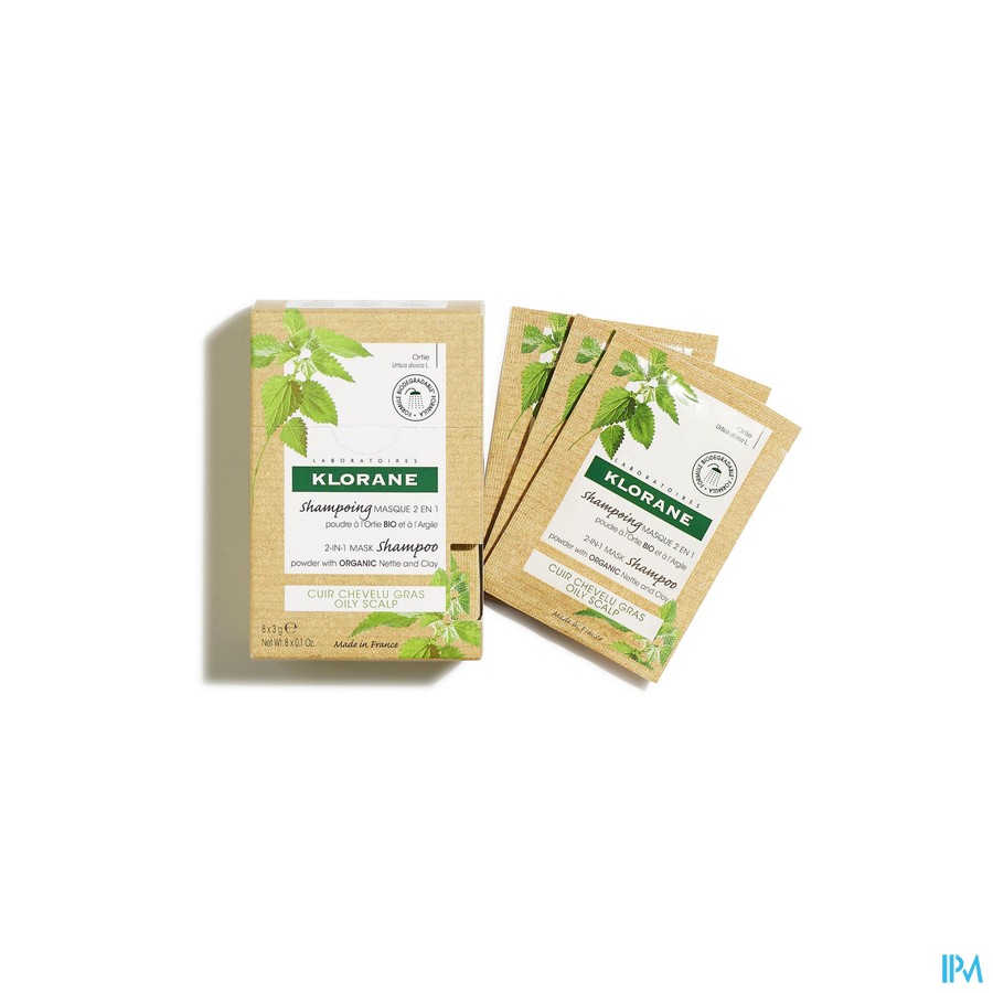 Klorane Capil. Masque Lavant Ortie 8x3g