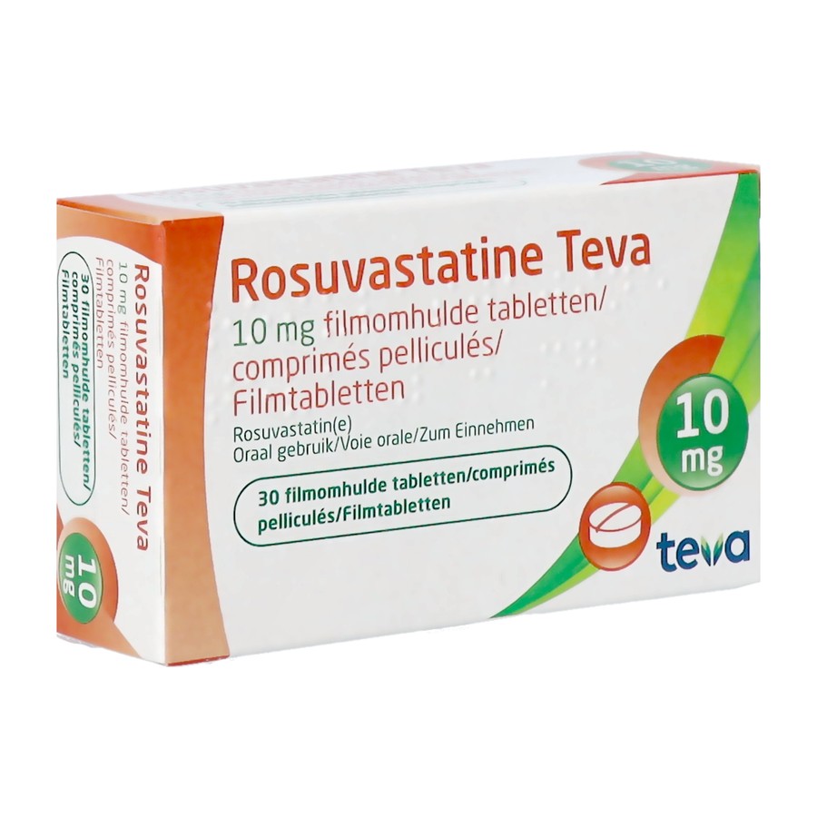 Rosuvastatine Teva 10mg Filmomh Tabl 30
