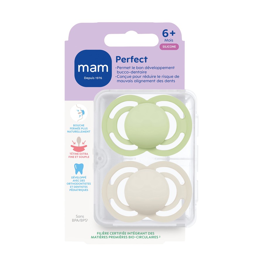 SUCET MAM PERFECT TEND SIL 6+M X2