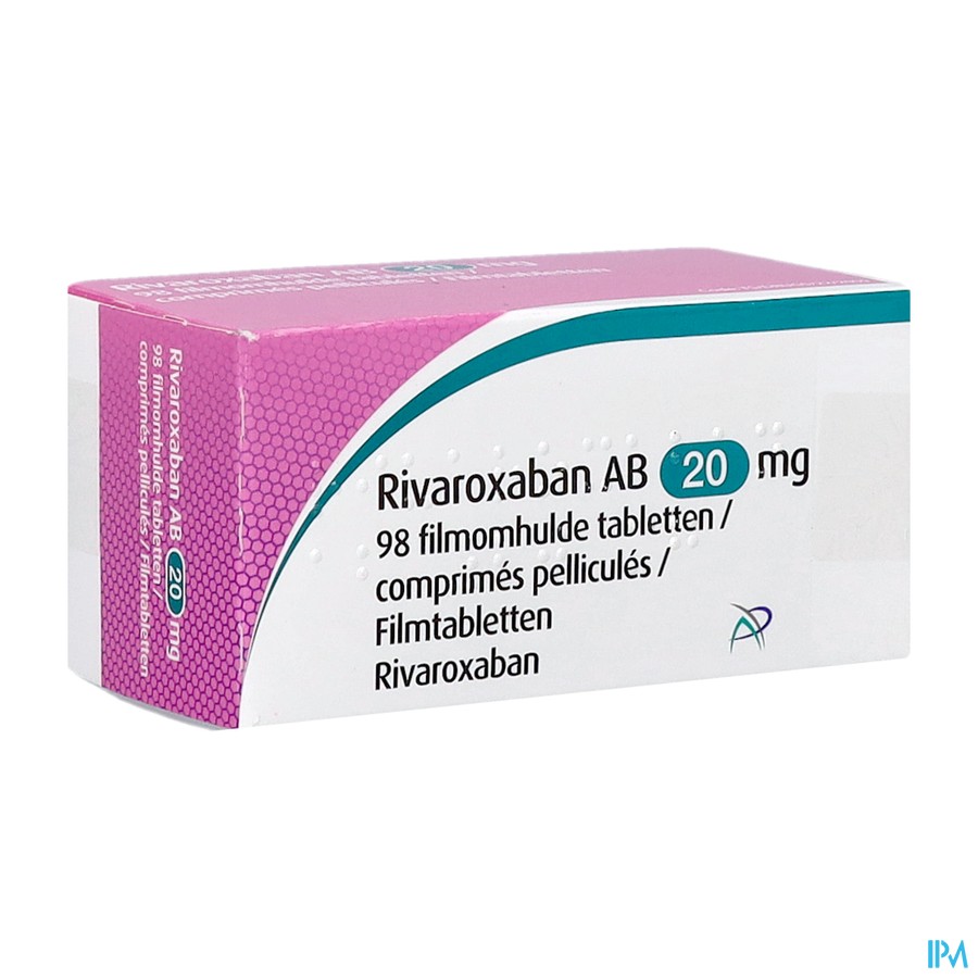 Rivaroxaban Ab Comp Pell 98x20mg
