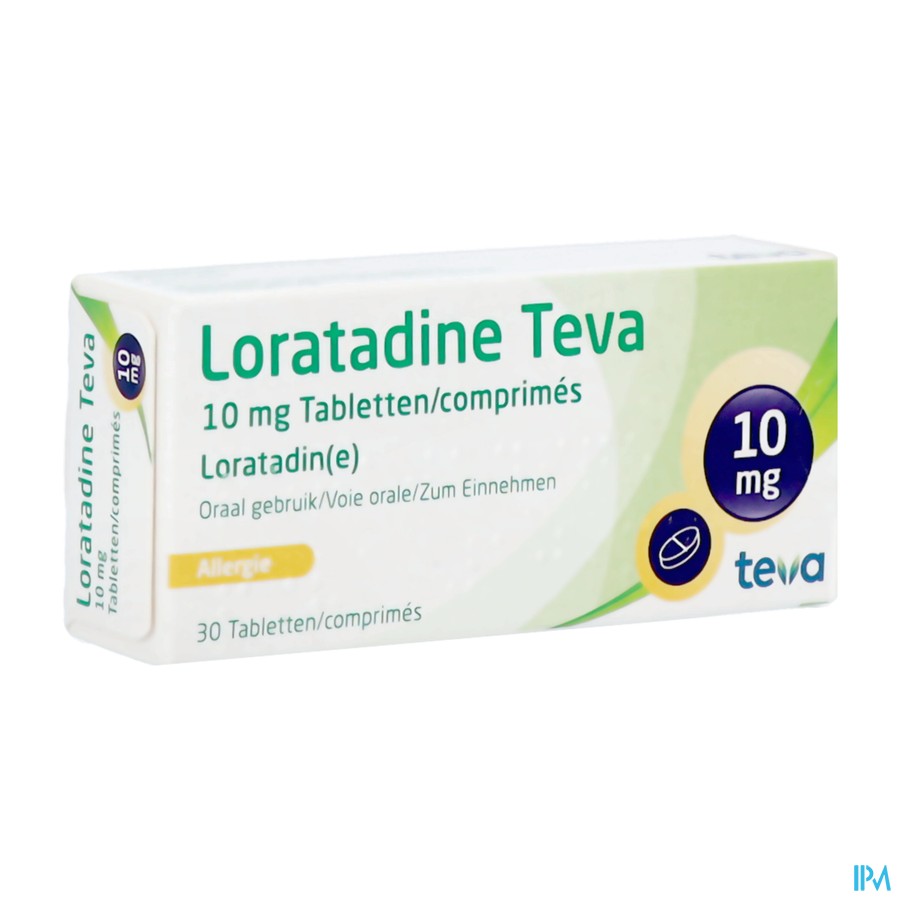 Loratadine Teva 10mg Tabl 30
