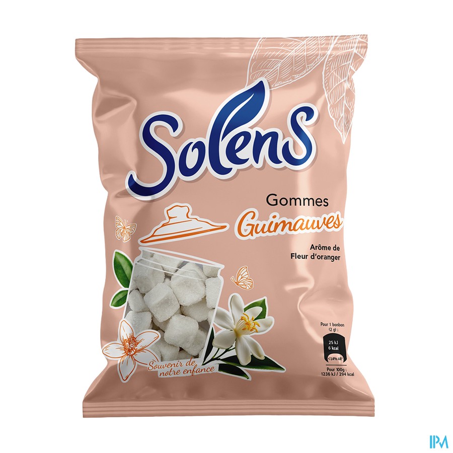 SOLENS GOMME GUIMAUVE SACH 100G