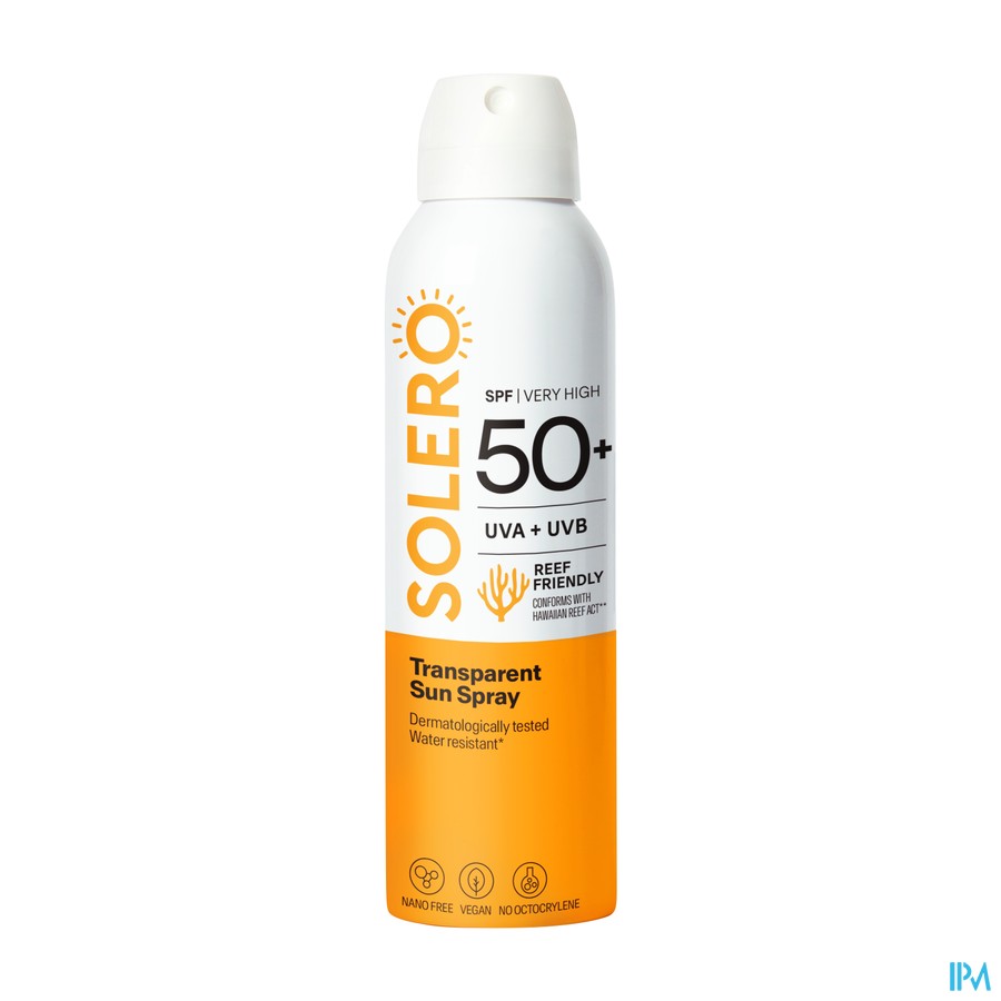 Solero Sun Transparent Spray Spf50+ 200ml