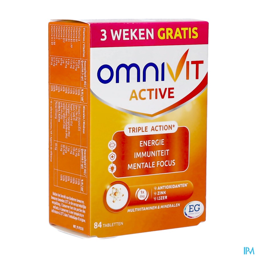 Omnivit Active 3S Tabl 84 Promo
