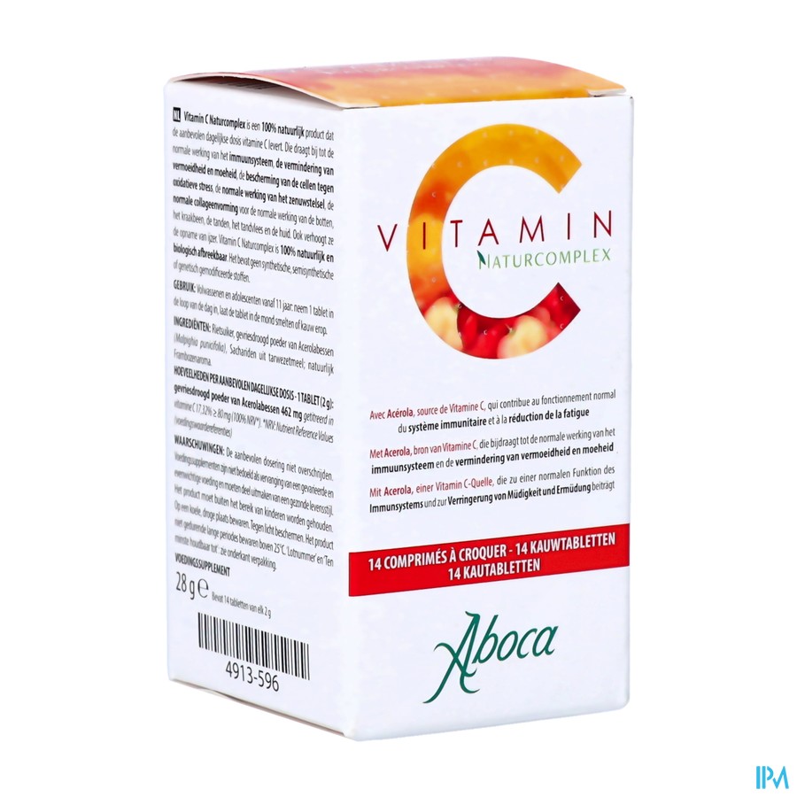 Vitamin C Naturcomplex Kauwtabl 14