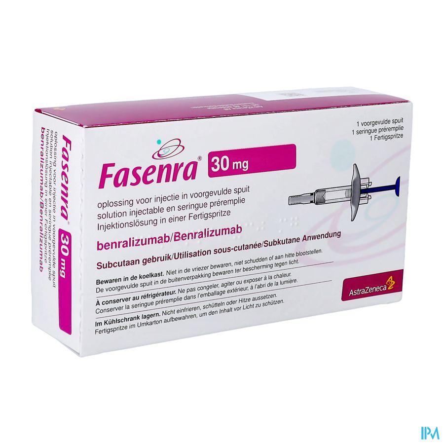 Fasenra 30mg Opl Inj Voorgevulde Spuit 1ml