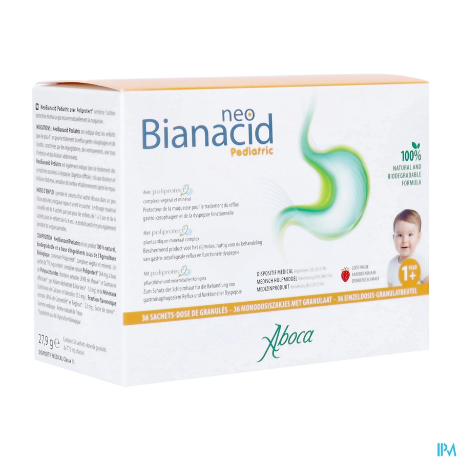 Neobianacid Pediatric Zakjes Granulaat 36x775mg