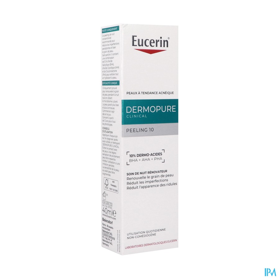 EUCERIN DERMOPURE PEELING 10 40ML