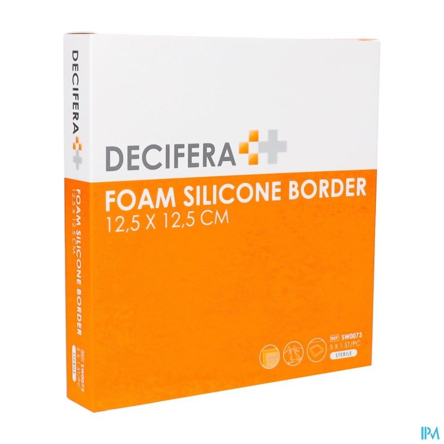 Decifera Foam Silicone Border 12,5x12,5cm 5