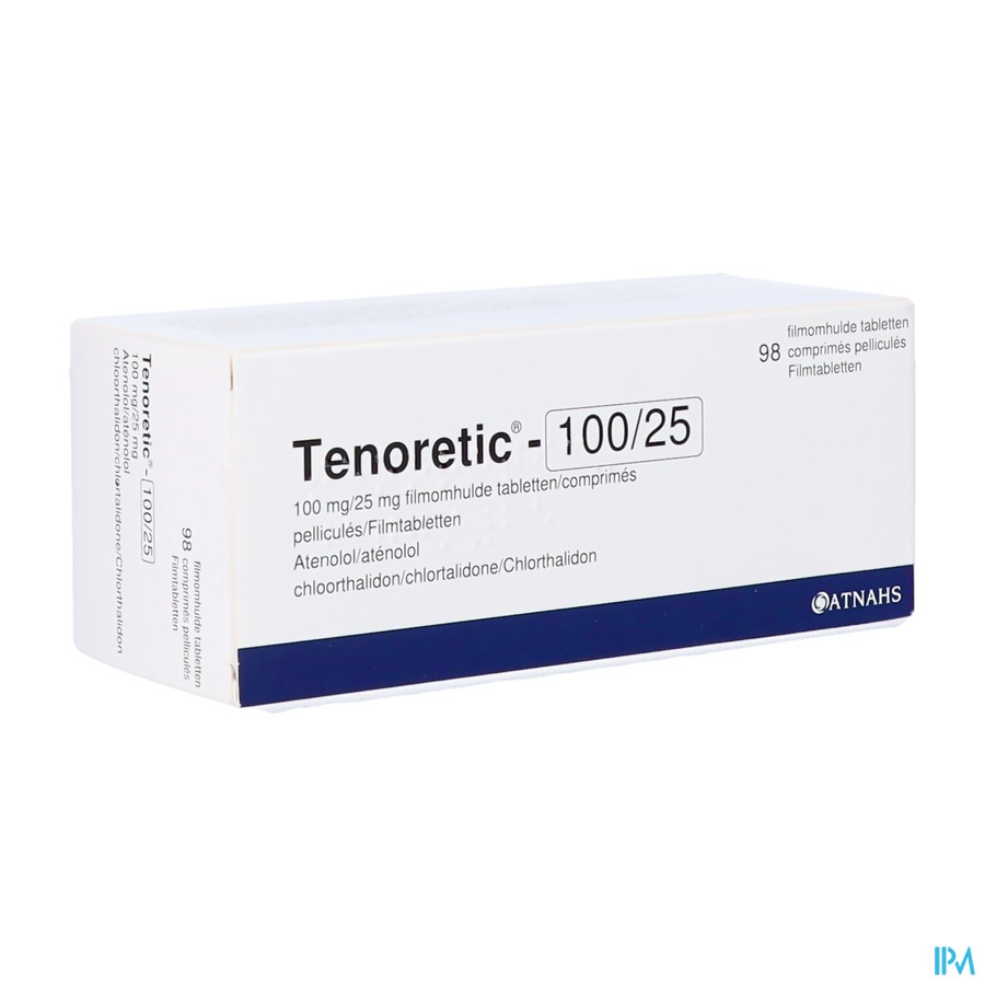 Tenoretic 100mg/25mg Filmomh Tabl 98